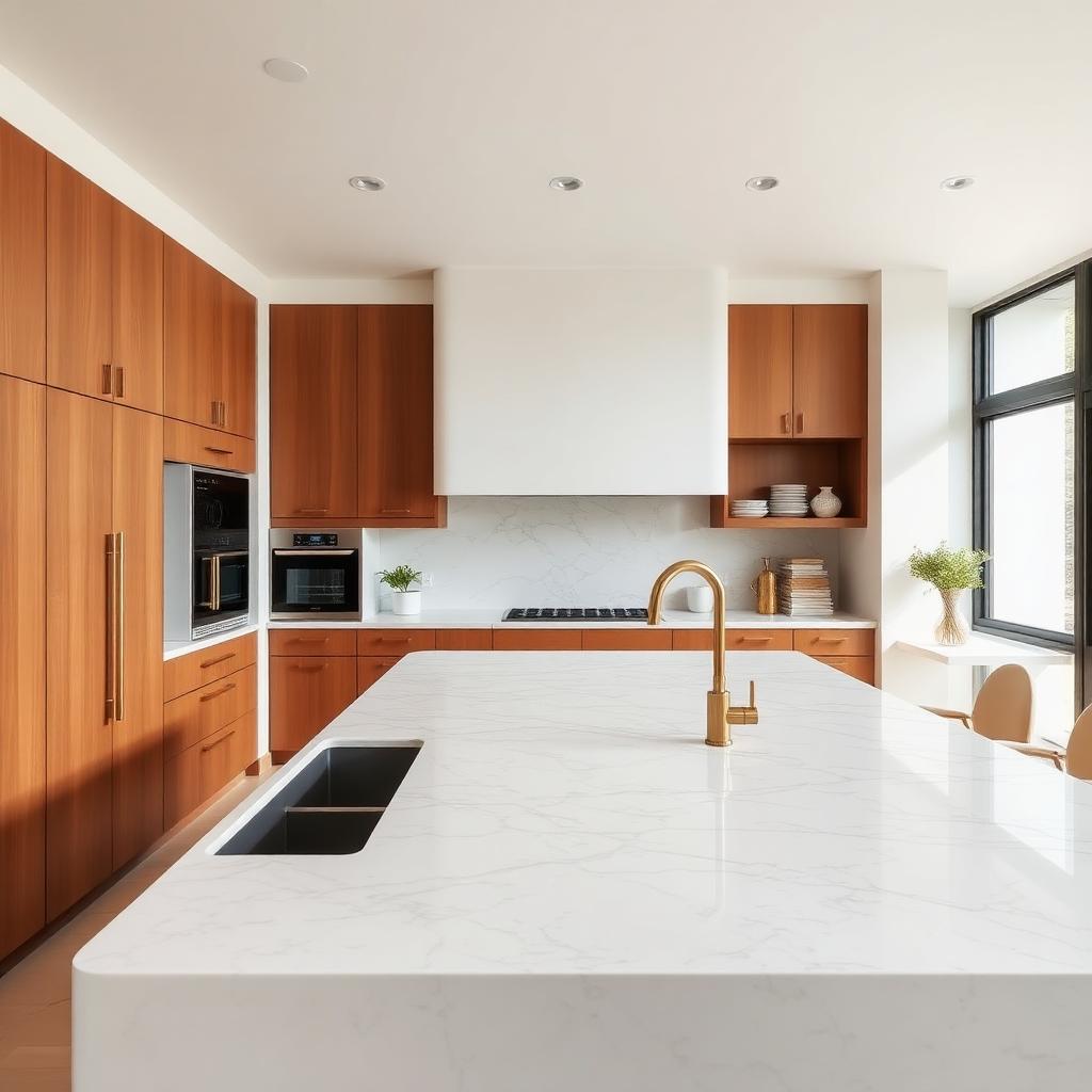 Kitchen with coffee bar